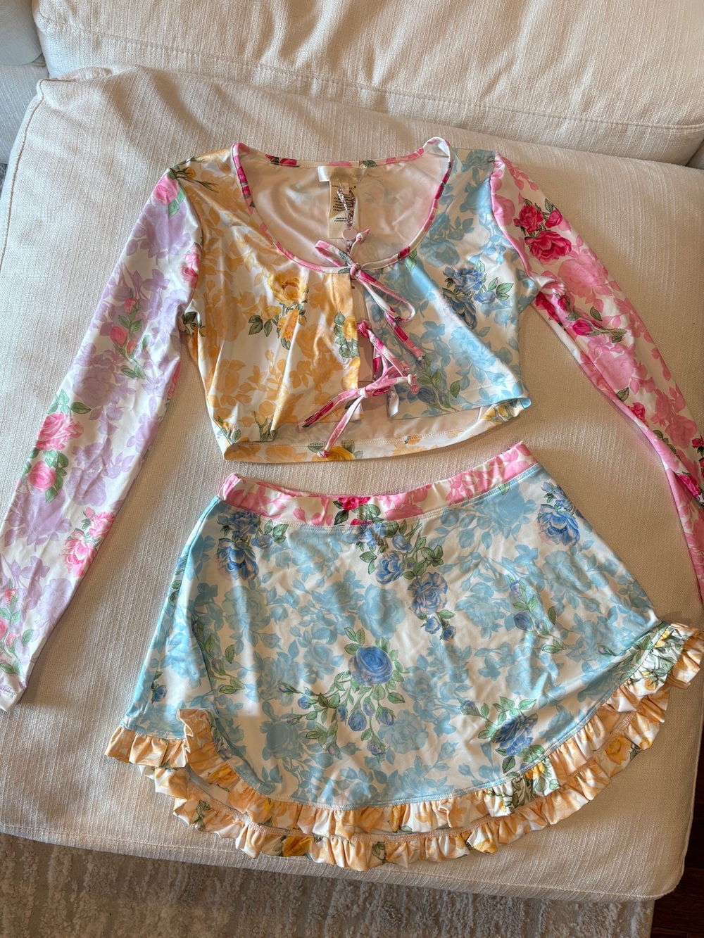 LoveShackFancy Floral Swim Set